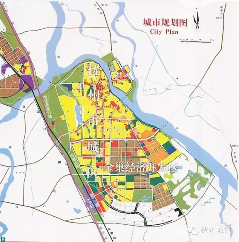 值得看)    2012-2020年抚州城市区域规划图