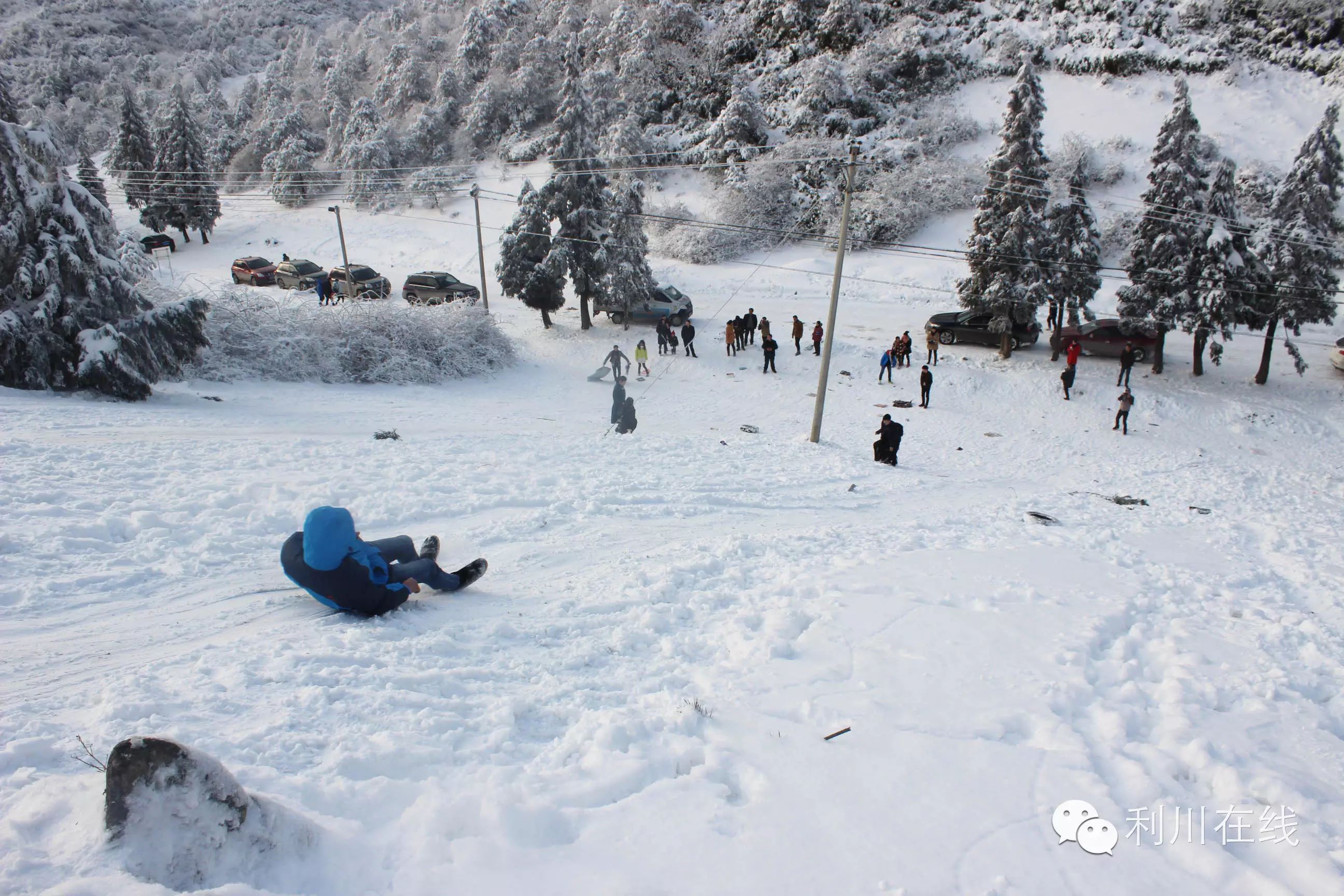 和你在利川齐岳山赏雪,滑雪,是如此浪漫!