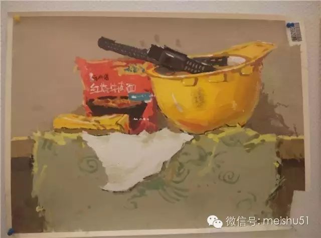 鲁迅美术学院2014年色彩静物高分试卷(大连校区【收藏了】