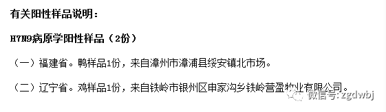 2017年9月全国动物H7N9流感监测情况