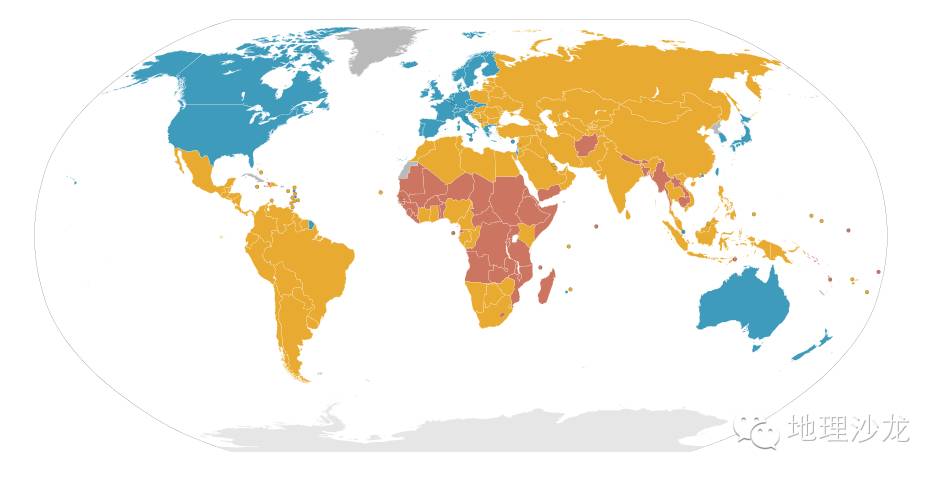 微地理 世界上有多少发达国家 地理沙龙博客