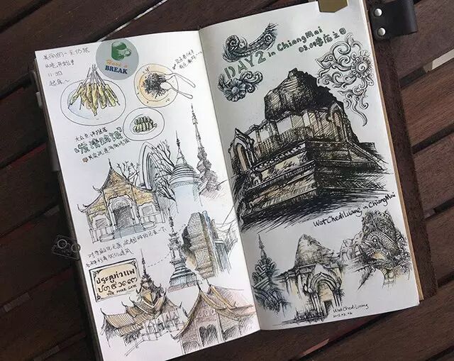 这才叫旅行手帐 你那叫笔记本