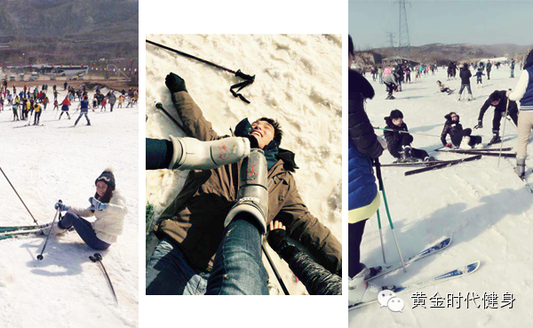 2015黄金时代健身当阳峪滑雪400人超级团狂嗨雪场！