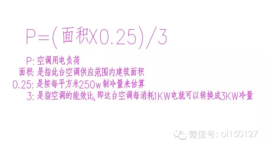 如何估算空调的用电负荷