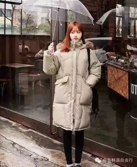 韩国女孩冬季穿衣搭配 韩国街拍图片