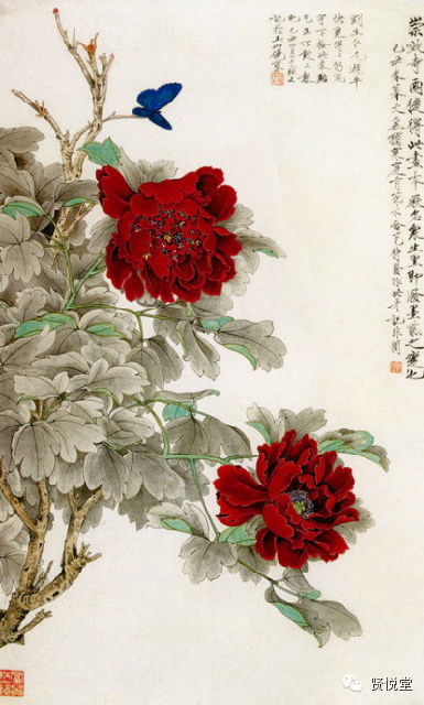 于非闇工笔花鸟画欣赏
