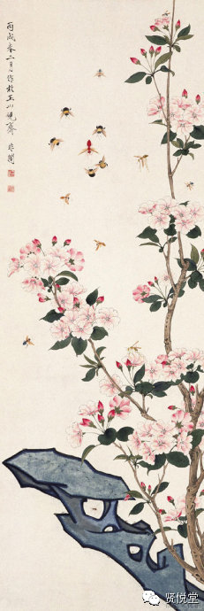于非闇工笔花鸟画欣赏