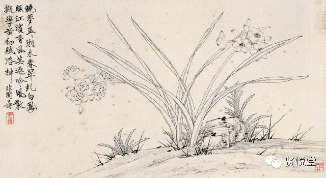 于非闇工笔花鸟画欣赏
