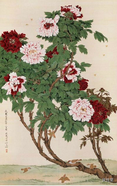 于非闇工笔花鸟画欣赏