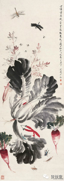 于非闇工笔花鸟画欣赏