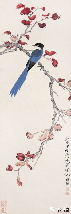 于非闇工笔花鸟画作品欣赏