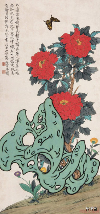 于非闇工笔花鸟画欣赏