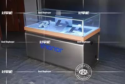 华为手机不锈钢展示柜台