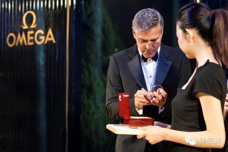 万人迷乔治克鲁尼与欧米茄在上海