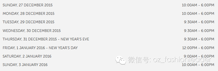 准备剁手！悉尼各大商场Boxing Day将全面营业，不用去挤CBD啦~（附部分商场具体营业时间）