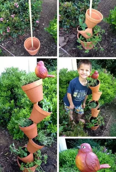 废弃物品不要扔，DIY自己的小花园