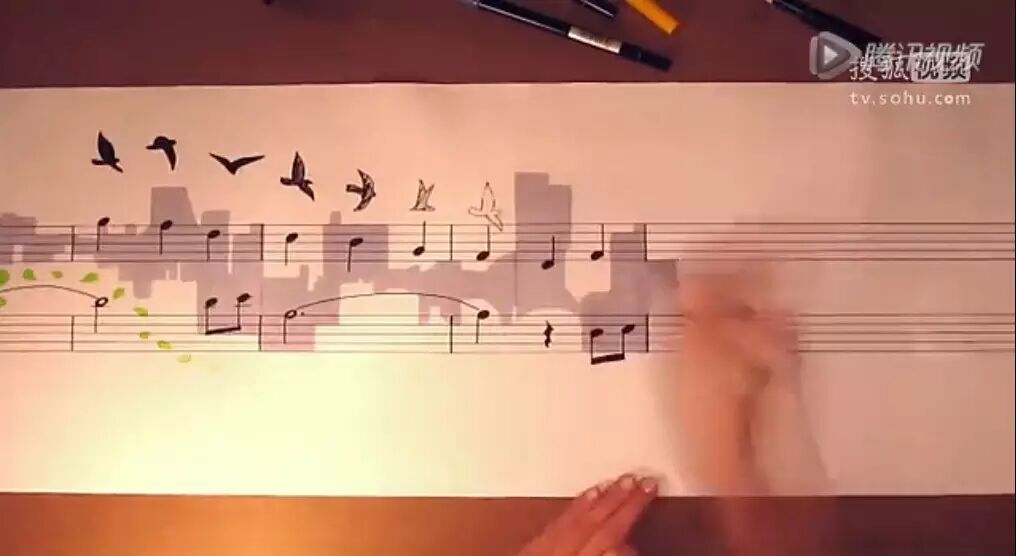 这么美的五线谱你绝对没见过！