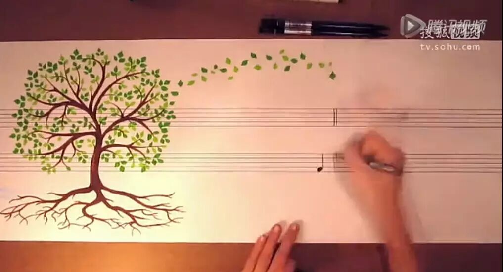 这么美的五线谱你绝对没见过！