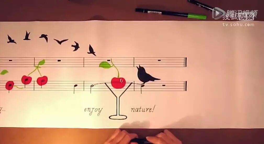 这么美的五线谱你绝对没见过！