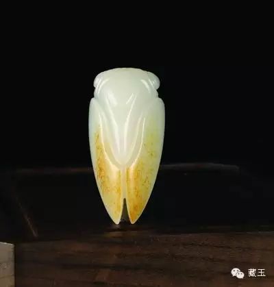 玉蝉瑪瑙根付 明～清朝期】倣古葬玉中華古玩 L0205F