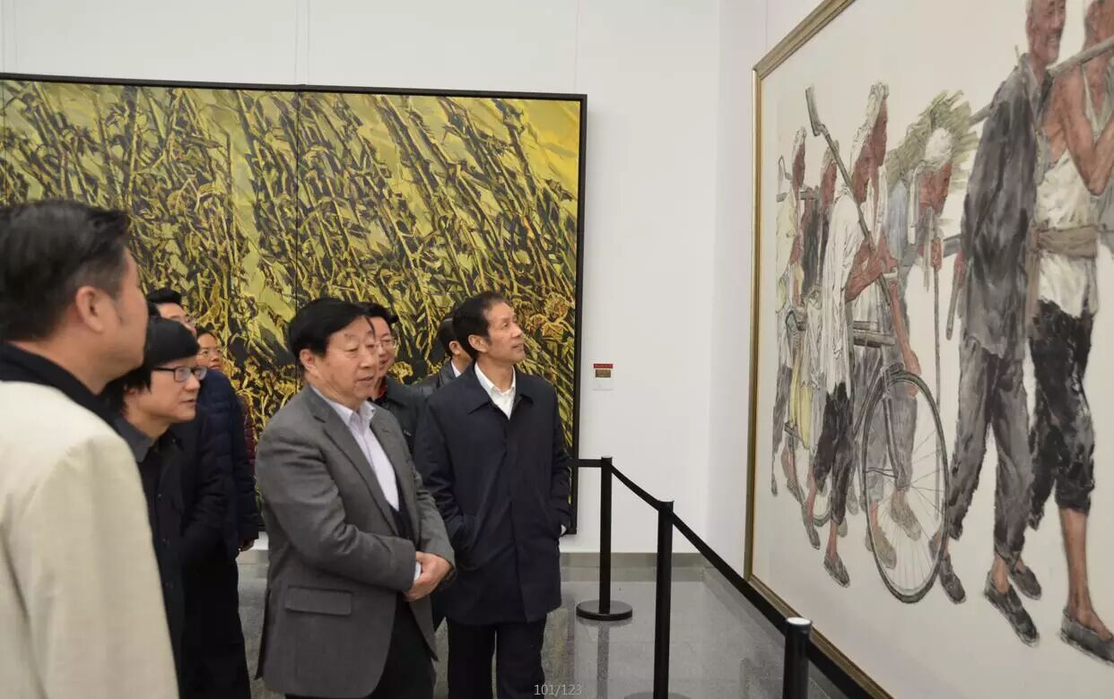 向人民汇报——“深入生活、扎根人民”当代十五位美术家作品展开幕