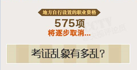 今后，這些證你考了也沒用----央視：大學(xué)生所考的500多個證書將取消