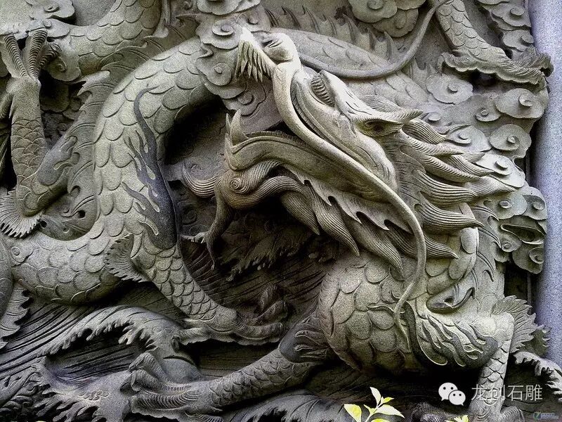 石雕中国龙主题雕刻_中国专业石雕石材雕刻厂家-龙创石雕
