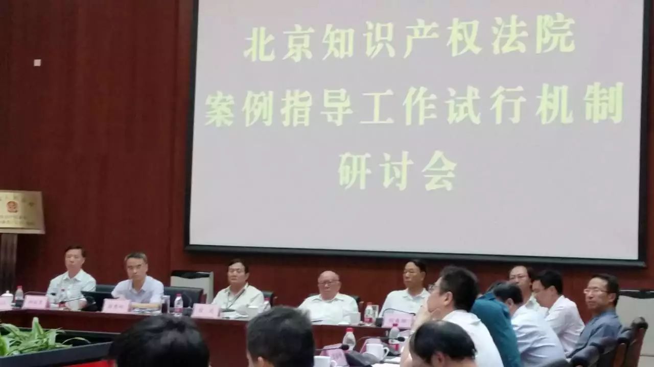 中国特色知识产权案例指导制度建设研讨会在京举行