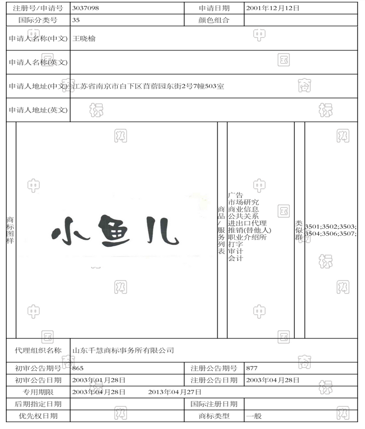 “小鱼在家”商标恐遭驳回  创业公司须警醒