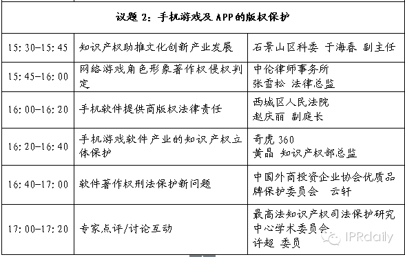 “2015知識產(chǎn)權(quán)助力軟件與文化創(chuàng)意產(chǎn)業(yè)發(fā)展”論壇