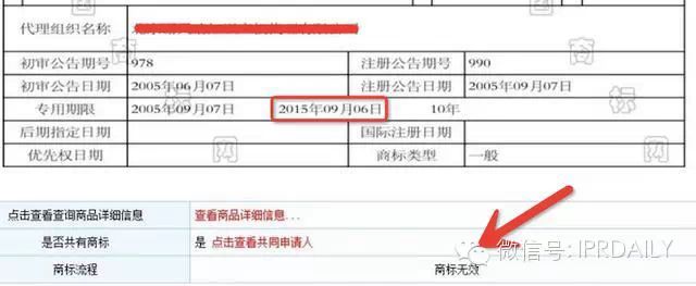 商標有效期內被撤銷（宣告無效）注冊人毫不知情，申請人地址惹的禍