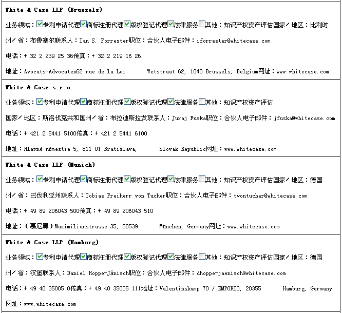 重磅福利！欧盟知识产权服务机构大全