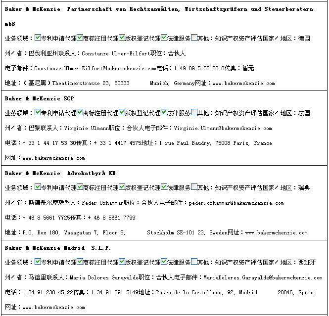 重磅福利！歐盟知識產(chǎn)權(quán)服務(wù)機構(gòu)大全