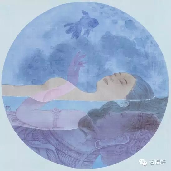 赵东，度·相与，直径69cm，纸本水墨，2015