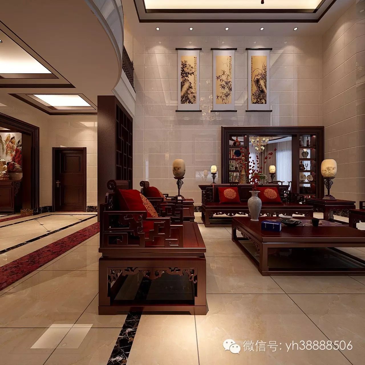 【案例赏析】600㎡凤凰城凤鸣苑别墅(图3)