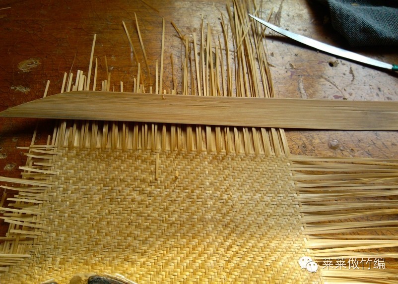 竹编第一步：认识挑和压