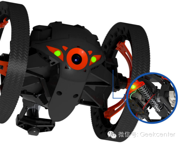 「全球酷玩精选」上蹿下跳的遥控车－Parrot Rolling Spider