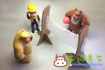 再玩水果网套亲子手工