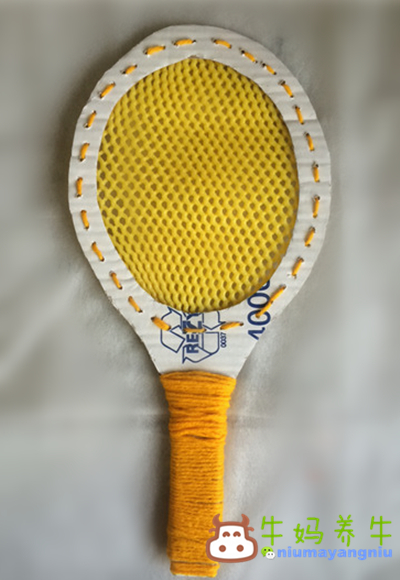 再玩水果网套亲子手工