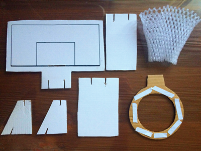 再玩水果网套亲子手工