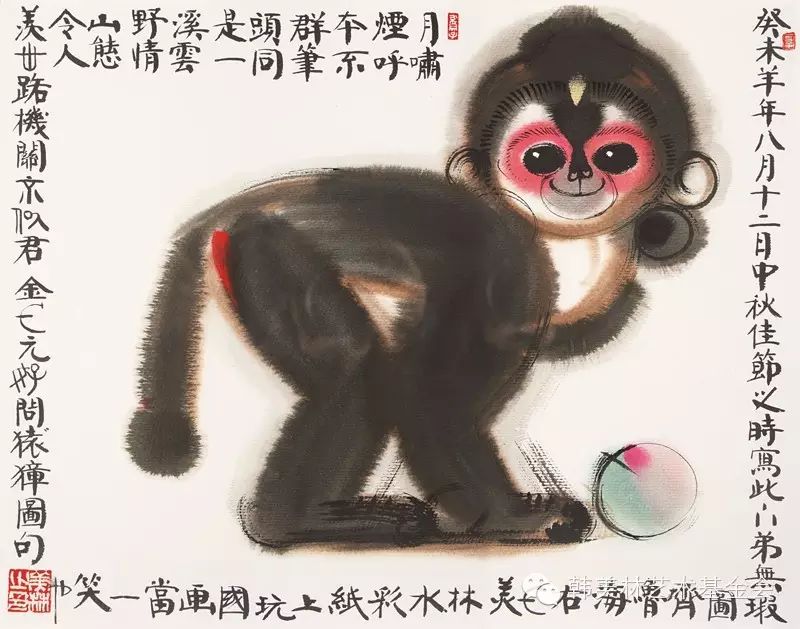 金猴闹春，韩美林十八幅猴画拜年啦！