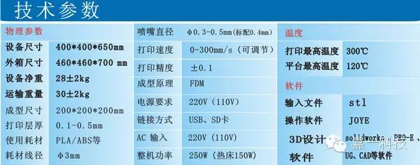 湖北嘉一供应2020E 3D打印机 三维打印机 送3D打印耗材 厂家直销