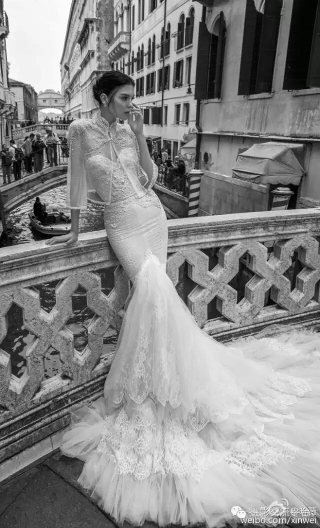 这才叫婚纱~美得我眼睛都没眨一下，大爱！