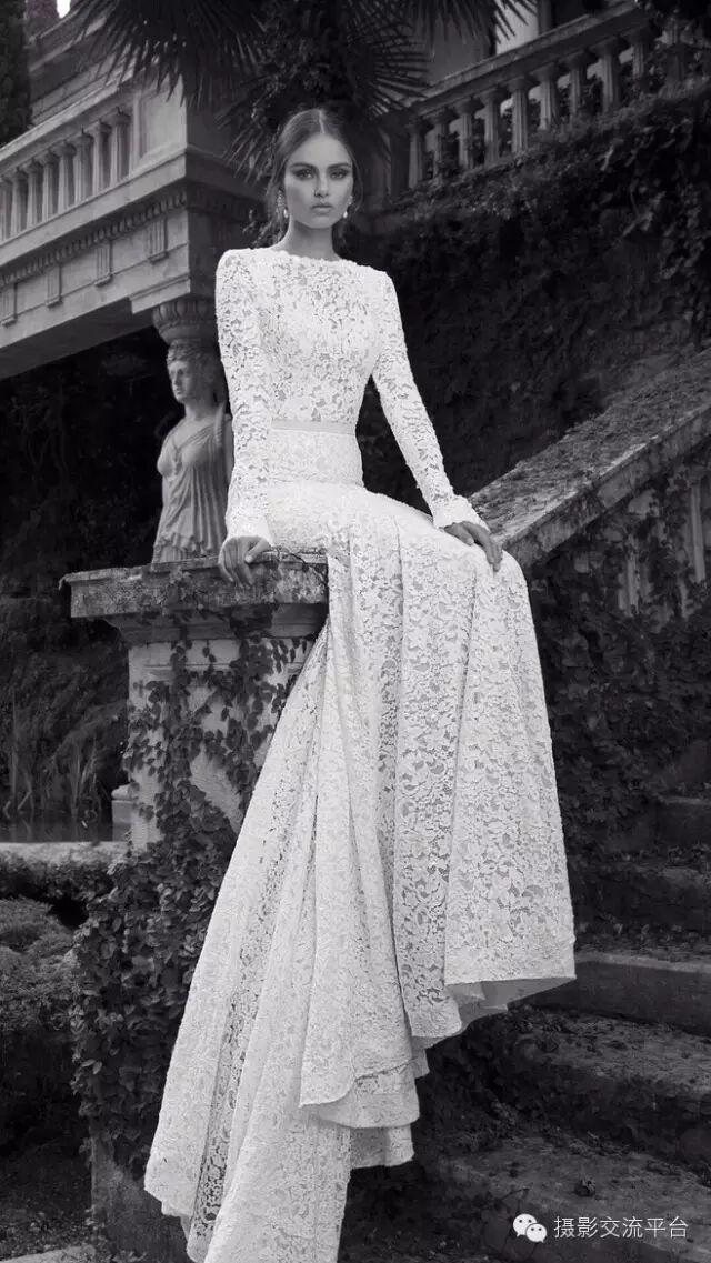 这才叫婚纱~美得我眼睛都没眨一下，大爱！