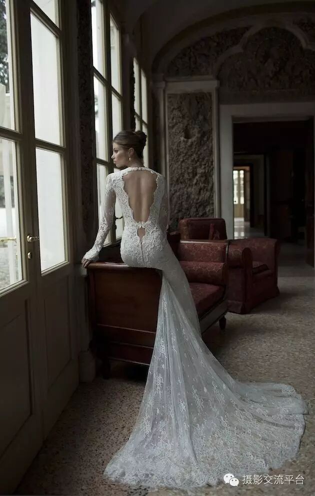 这才叫婚纱~美得我眼睛都没眨一下，大爱！