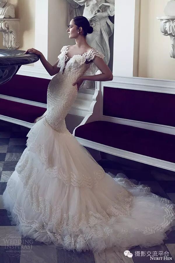 这才叫婚纱~美得我眼睛都没眨一下，大爱！