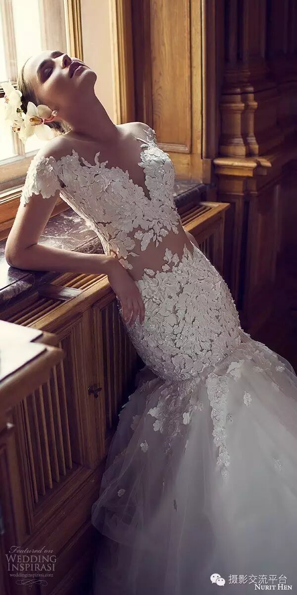 这才叫婚纱~美得我眼睛都没眨一下，大爱！