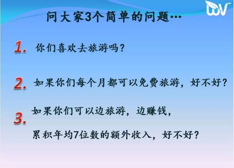 你可以拒絕加入，但你不可以拒絕了解WV夢幻之旅俱樂部