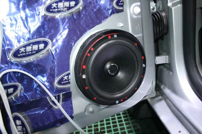 【北京沃富林】大众宝来汽车音响改装 德国雷动GLADEN ZERO165