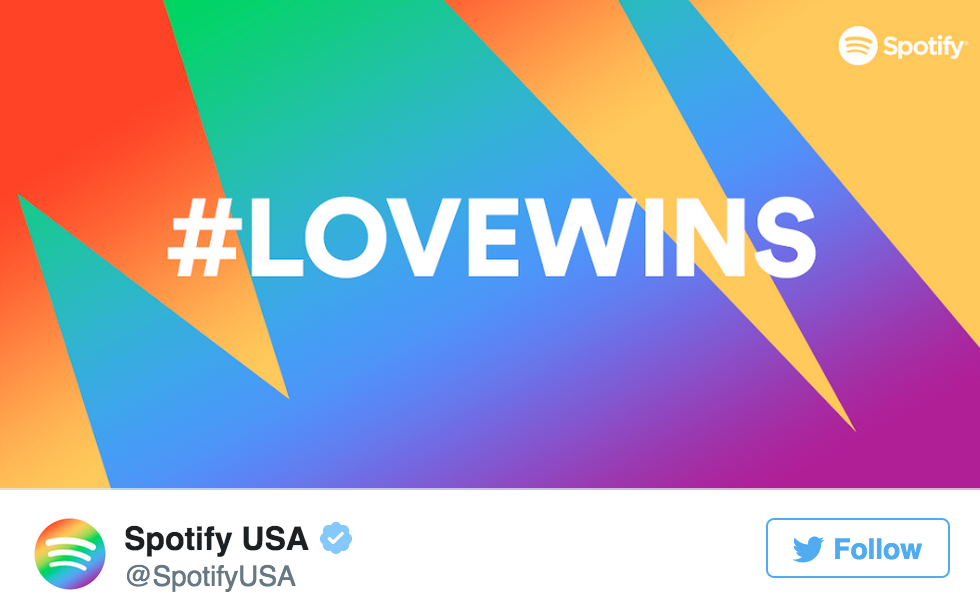 #LoveWins, 美国同性婚姻合法引发品牌大狂欢